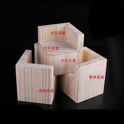 家柏饰(CORATED)床脚腿木块茶几脚垫高块实木支撑脚沙发脚桌腿加高垫柜脚 内8x8cm增高8cm/个