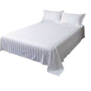 柔美缎条床单260*195cm条