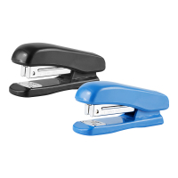宝克(BAOKE)ST1108 订书机订书器 适用20 24/6统一钉 蓝、黑随机 1个