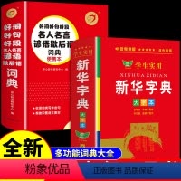 [正版]全套2册 学生实用字典大字版带音频 全笔顺写字组词规范字典多音字小学生小学初中工具书儿童版多功能成语词典人教版