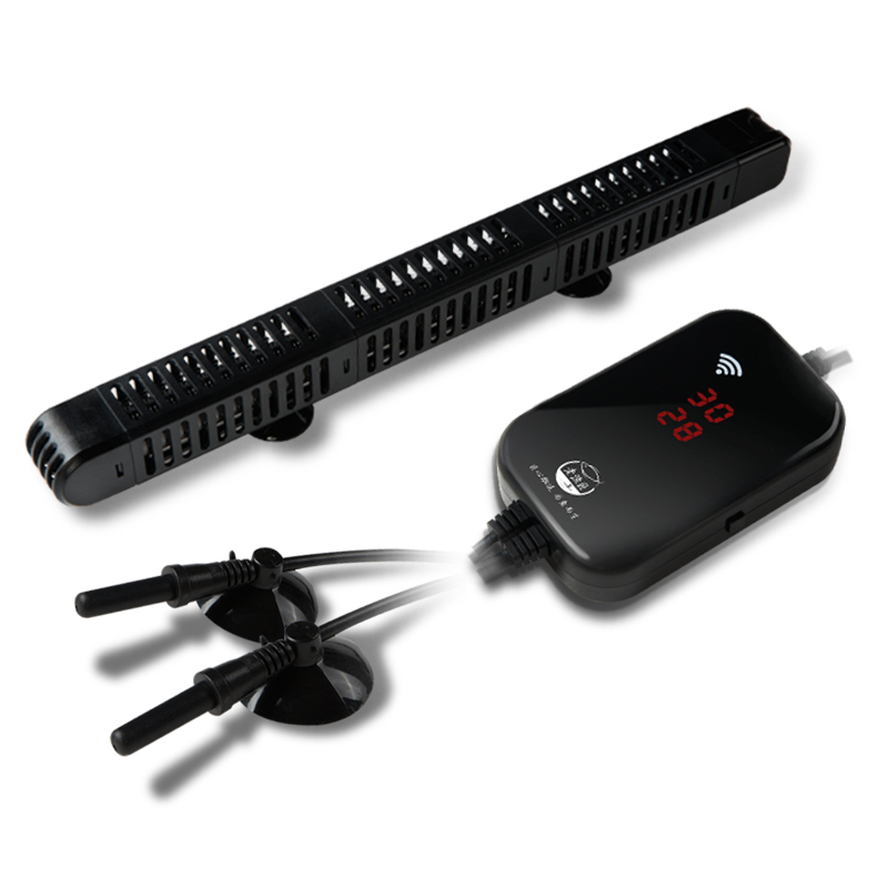 鱼缸智能加热棒 WIFI数显石英玻璃温控 水族箱防爆自动恒温加温器