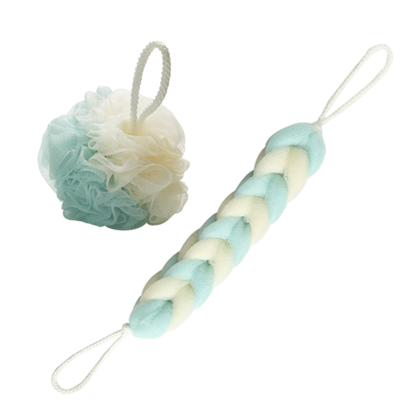 沐浴球浴花球搓澡简约现代生活日用家居百货搓背洗澡巾泡澡用品少女长条泡网浴室用品浴球