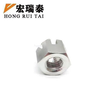 宏瑞泰 不锈钢开槽螺母 M12 个