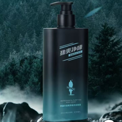 阿道夫沐浴露男士专用持久留香去体味去异味控油清爽380ml