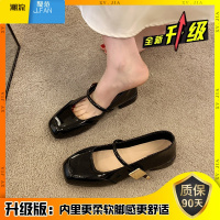 聚范法式红色玛丽珍jk小皮鞋女2024新款低跟百搭配裙子晚晚风单鞋