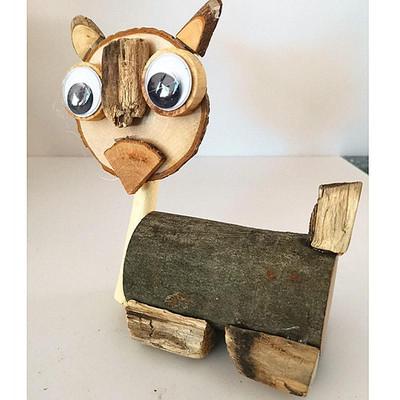 创意diy 木片 木柱 木桩 树枝 金铂喜自然材料包幼儿园木艺工坊手工