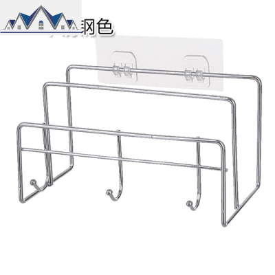 壁挂锅盖架家用放锅盖架子 厨房用品置物架菜板锅盖收纳架 三维工匠