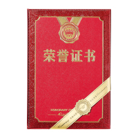 齐心 C5103N 特种纸荣誉证书 12K 红 10本装