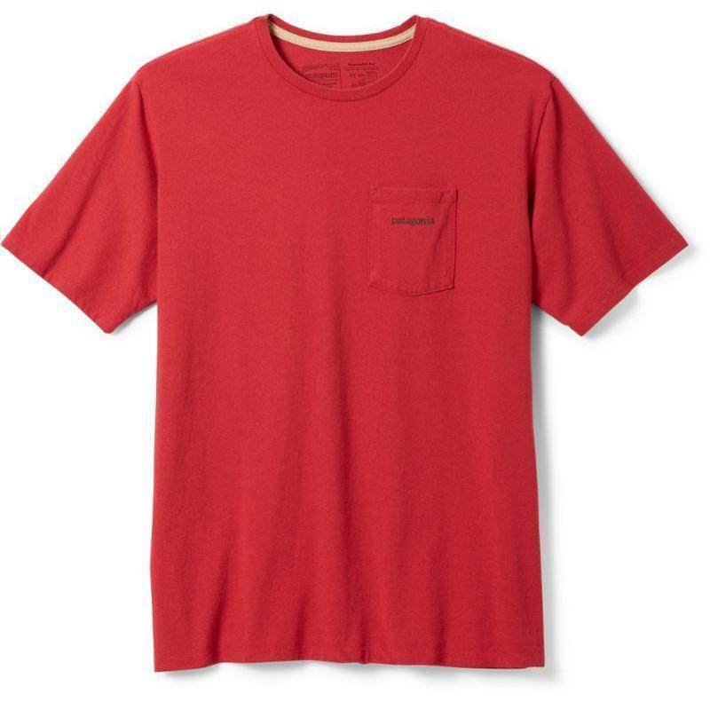 巴塔哥尼亚patagonia 男子 line logo ridge 夏季短袖 透气舒适休闲
