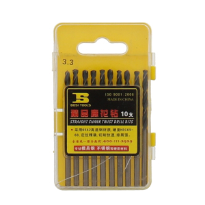 波斯(BOSI) 荧光系列精品麻花钻 3.3mm 盒