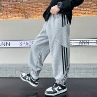 男童裤子春秋款新款儿童装韩范痞帅休闲运动卫裤大童男孩秋装