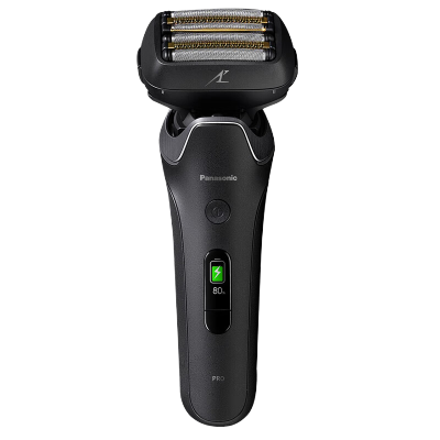 松下(Panasonic)大师新9系清洁中心电动剃须刀智能屏显便携往复式进口六刀头电动刮胡刀情人节礼物L690U送男生礼