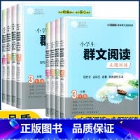 [群文阅读主题训练]A版 小学三年级 [正版]新版小学生群文阅读主题训练现代文古诗文名著非连续性文本3456年级上下册A