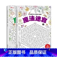 [全2册]魔法迷宫 [正版]魔线左右脑思维专注力大挑战幼儿园高难度迷宫小学生益智游戏幼小衔接3-6-10岁儿童走迷宫注意