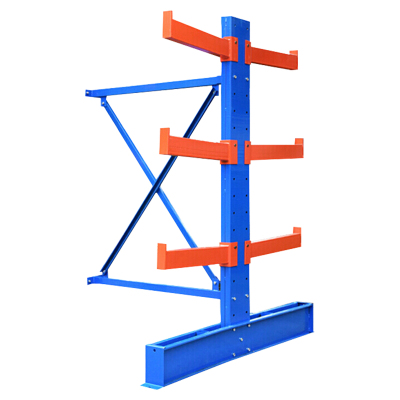 臻远ZY-XBS-06悬臂式重型货架仓库厂房货架承载500KG/臂双臂三层副架臂长65cm