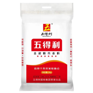 五得利面粉 多规格可选 八星雪花小麦粉馒头饺子烘焙专用白面粉