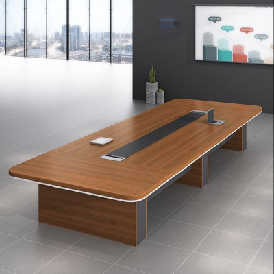 心业实木多层板会议桌XY-HYZ40培训桌 此产品单件不出售批量请联系客服