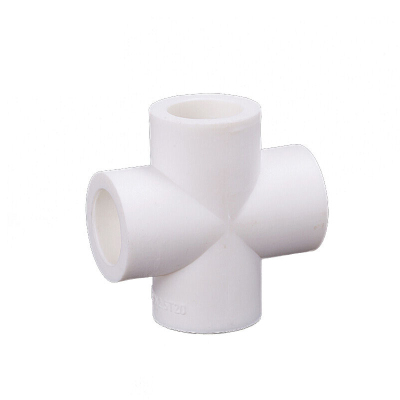 国标ppr水管配件 等径四通 63mm 5个