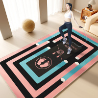 跳绳地垫瑜伽垫家用加厚防滑垫减震加厚舞蹈跳操垫子健身专用地毯