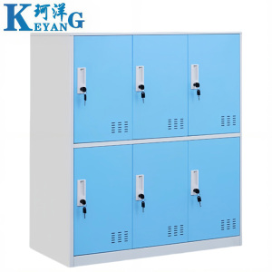 珂洋 存包柜 六门(蓝白套色) 台