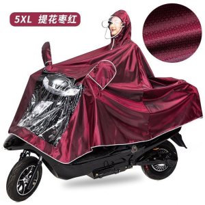 美帮汇电动电瓶车雨衣长款全身防暴雨单人男装女士1250摩托车雨披加大厚