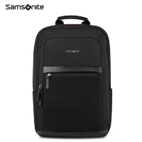 新秀丽(samsonite) 男士双肩包 轻盈简约休闲多功能 664*09127 黑色