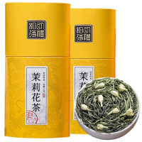 福岗茉莉花茶2024新茶特级飘雪浓香型茉莉花茶叶礼盒装散装罐装