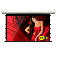 经科JK电动遥控拉线投影幕布M3-FI/300s拉绳玻纤幕灰幕84寸4:3