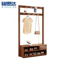铭思达实木衣帽架