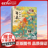 [央视网]洋洋兔漫画版中国历史年表 少年儿童历史百科全书 中国长卷手绘年表历史大事件思维导图年代表历史绘本工具书挂图 Y