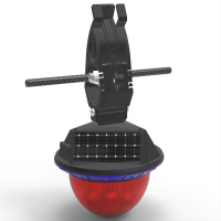 傲芒 AM-BZD-24 太阳能声光警示灯 (计价单位:盏)红色