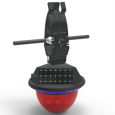 傲芒 AM-BZD-24 太阳能声光警示灯 (计价单位:盏)红色