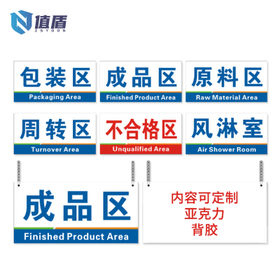 值盾 ZSYDON 标识牌 20*10cm个