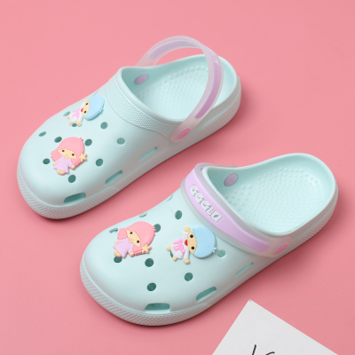 Ideamini夏季外穿洞洞鞋女平底包头沙滩拖鞋软底护士凉拖鞋轻便防滑孕妇鞋