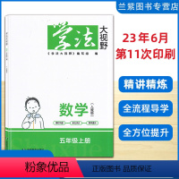 数学 五年级上 [正版]新版2023秋学法大视野五年级上册数学人教版RJ湖南教育出版社 数学练习好帮手同步5上练习册学法