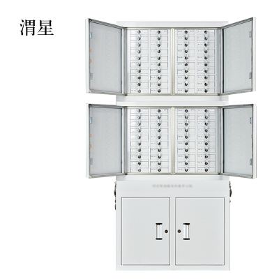 渭星专用手机柜电子产品存放柜寄存柜带锁组合款80格300*776*1726