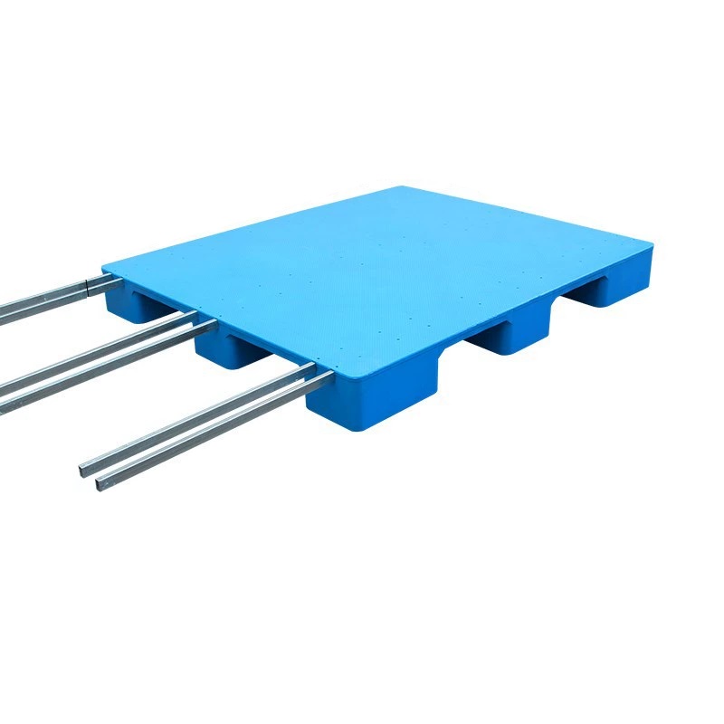 宁储 塑料托盘 平板九脚托盘 130*110*14cm+6钢 张