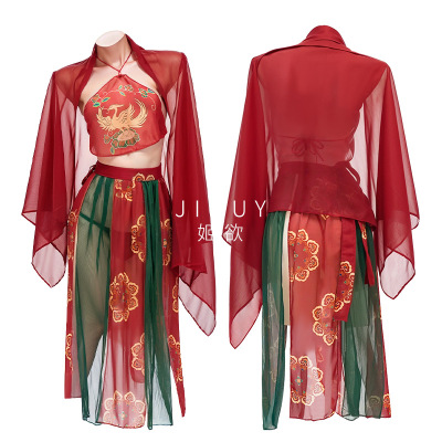 姬欲情趣内衣睡衣睡裙异域风情国潮古风敦煌飞天性感汉服套装9110