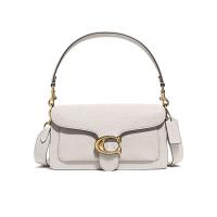 COACH女士卵石纹理可拆卸肩带多隔层中号单肩包cm