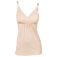 夏季哺乳吊带新款交叉舒适弹力居家喂奶服免穿文胸喂奶衣莫代尔_1