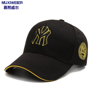 MUXIWEIER帽子男新品休闲韩版潮款百搭防晒刺绣字母鸭舌帽情侣棒球帽女时尚夏季遮阳四季帽子秋冬防风