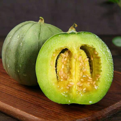 [熊猫鸟]新鲜绿宝甜瓜 净重4.5斤