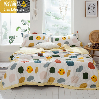 棉夏被空调被夏凉被子双人棉学生夏季薄被芯单人可水洗 三维工匠