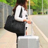 家柏饰(CORATED)短途旅行包女手提包韩版收纳袋大容量旅游整理轻便行李袋男旅行袋