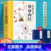 [千金方+本草纲目]漫画讲透黄帝内经 [正版] 漫画讲透黄帝内经(赠本草纲目+千金方)原版图解二十四节气养生智慧十二
