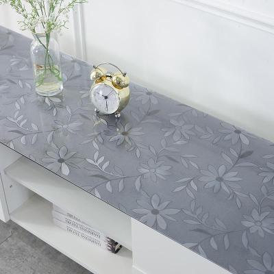 家柏饰(CORATED)电视柜桌布防水防油pvc餐桌垫茶几桌布透明水晶板垫塑料桌垫