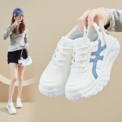 ins韩版新款老爹鞋女秋季学生跑步运动厚底增高休闲鞋女