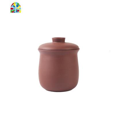 紫砂隔水电炖盅炖锅配件盖子内胆0.50.8-1.2-1.8-2.5-3.5升 FENGHOU 紫色0.5升紫砂炖盅