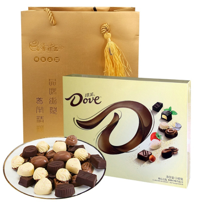 德芙（Dove）德芙巧克力精心之选7种口味经典礼盒140g