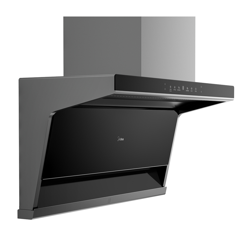 美的油烟机CXW-140-XZ25K 顶侧双吸 25大吸力 烟灶联动 智联烟感 顶侧双吸 110℃灭菌蒸汽洗